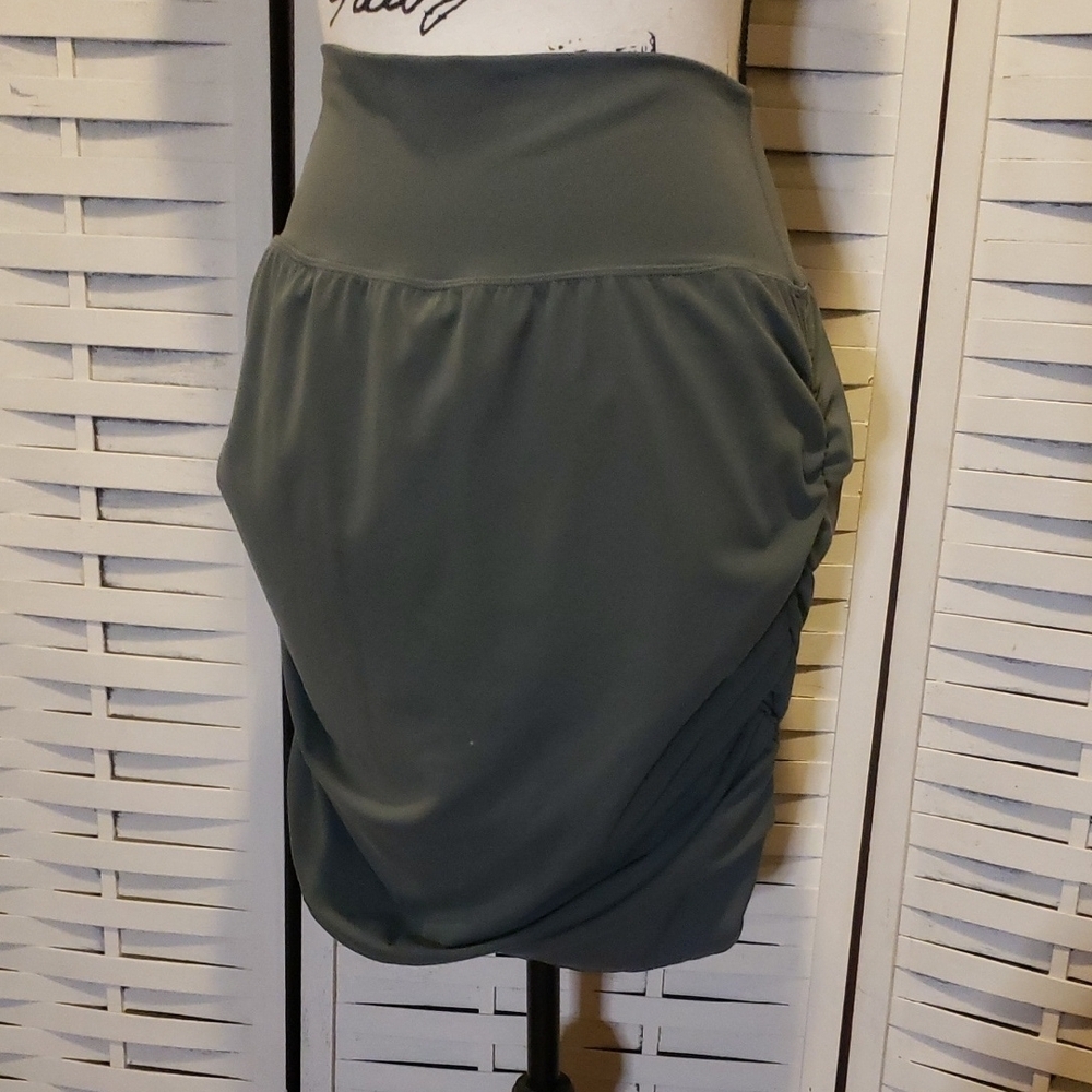 Athleta Millitar Green  Women's Skirt Size L